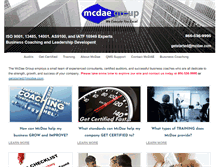 Tablet Screenshot of mcdae.com